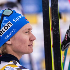 250117 Iver Tildheim Andersen of Norway after competing in the men's 10 km interval start free technique during the FIS Cross-Country World Cup on January 17, 2025 in Les Rousses. Photo: / kod MT / MT0713
