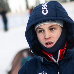 251121 Måns Skoglund, Åsarna IF, after the men's sprint during the Swedish cross-country skiing premiere Sverigepremiären on November 21, 2025 in Gällivare. Photo: / kod MT / MT0899